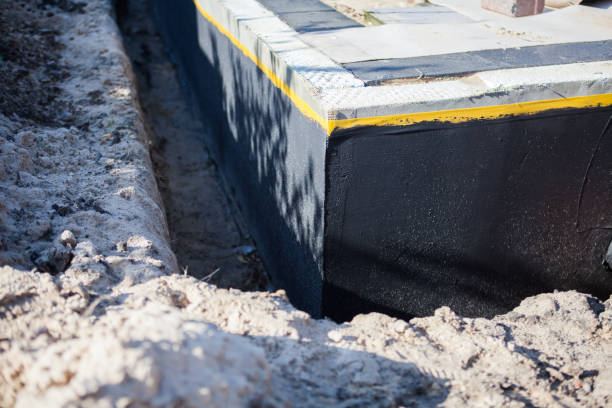 Residential Emergency Waterproofing installation at a Barrington, IL home by SJ Waterproofing Pros
